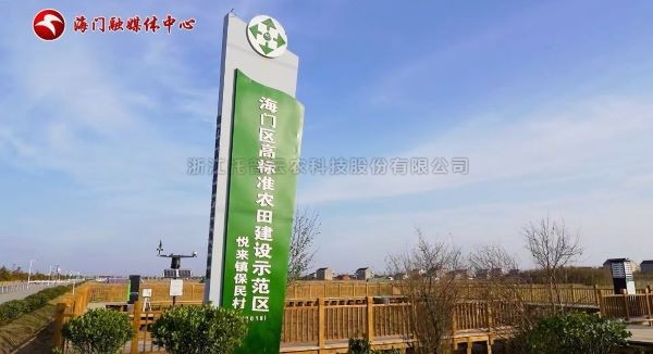 江苏海门高标准农田样板区，智慧化监管守护千亩良田